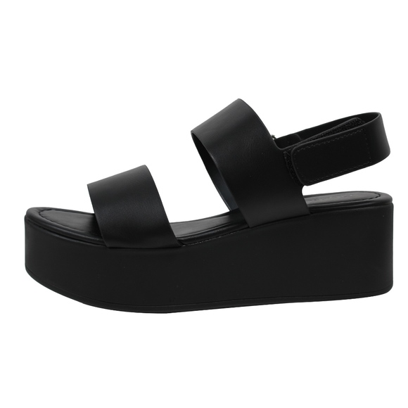 flatform wedges black